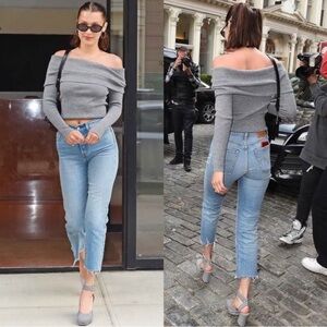 Levi’s Raw Hem Wedgie Straight Jeans